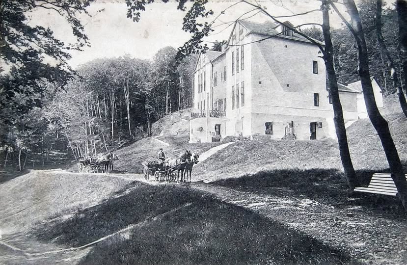 Sljeme. Lječilište Brestovac oko 1910. godine